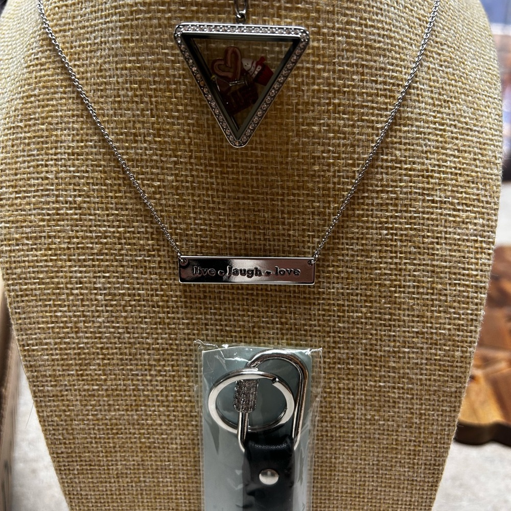 Valentine silver set Origami Owl